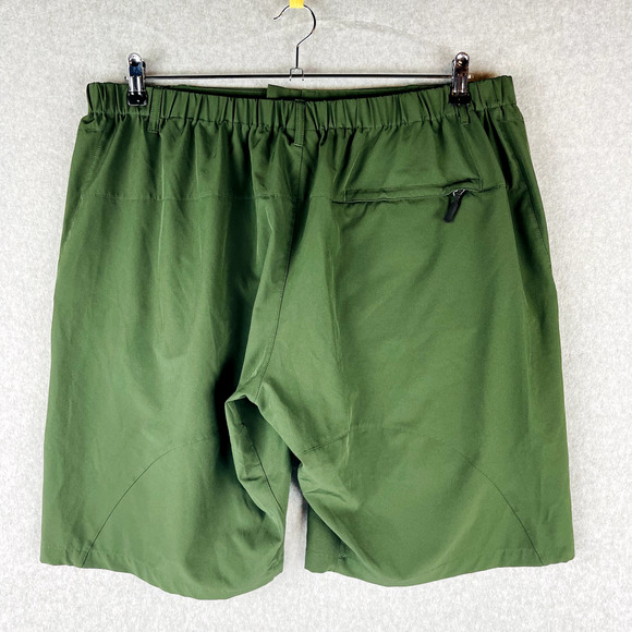 Little Donkey Andy Mens XL Stretch Quick Dry Cargo Shorts Hiking Camping Green - Picture 6 of 8